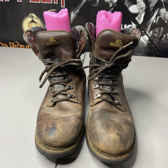 Chippewa Birkhead 8" Steel Toe Work Boot Brown Mens Size 9.5 M - Picture 2 of 8